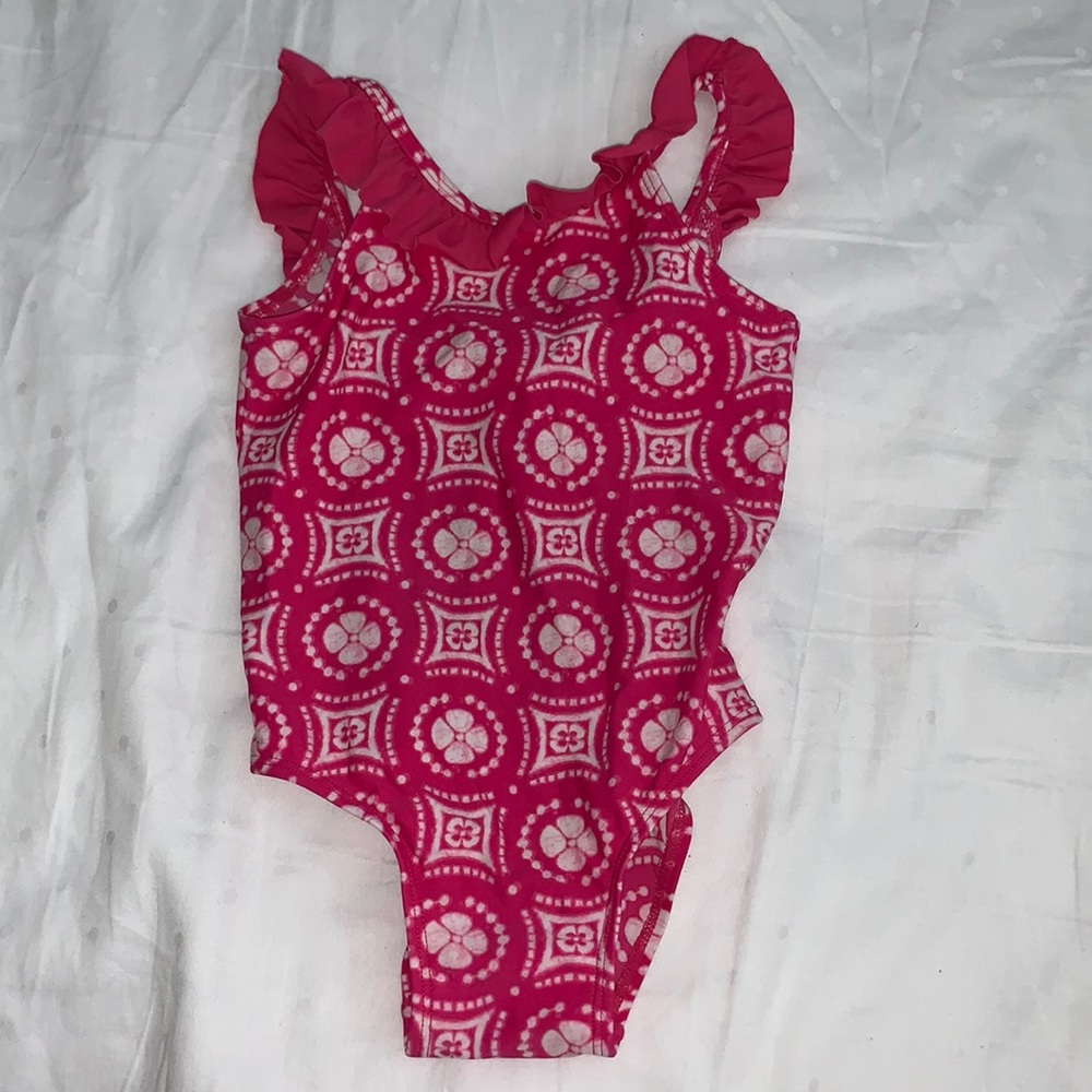 Pink girls swimsuit 4T
